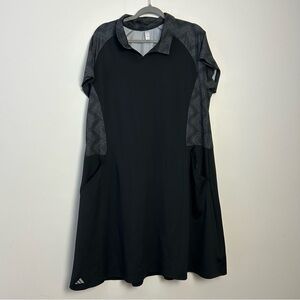 Adidas |Black and Gray Athletic Dress sz 2x